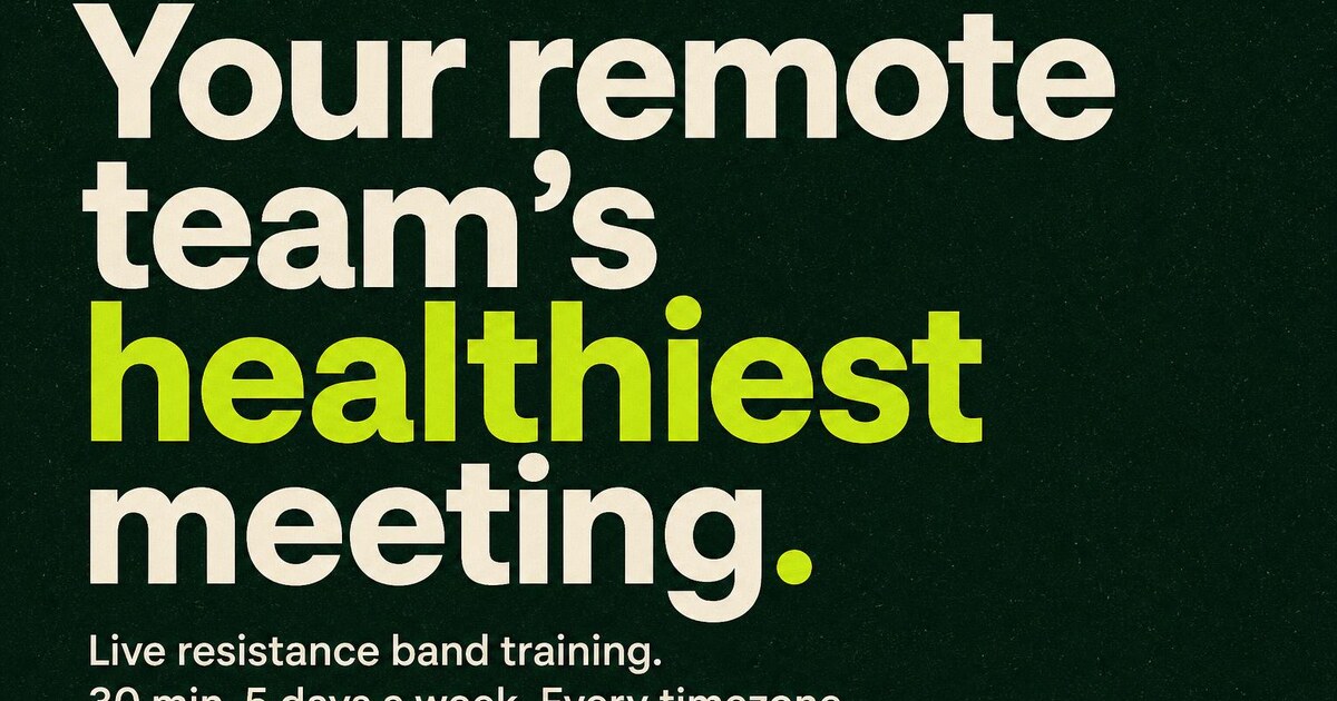 I’m testing a live fitness concept for people who work remotely - looking for honest feedback